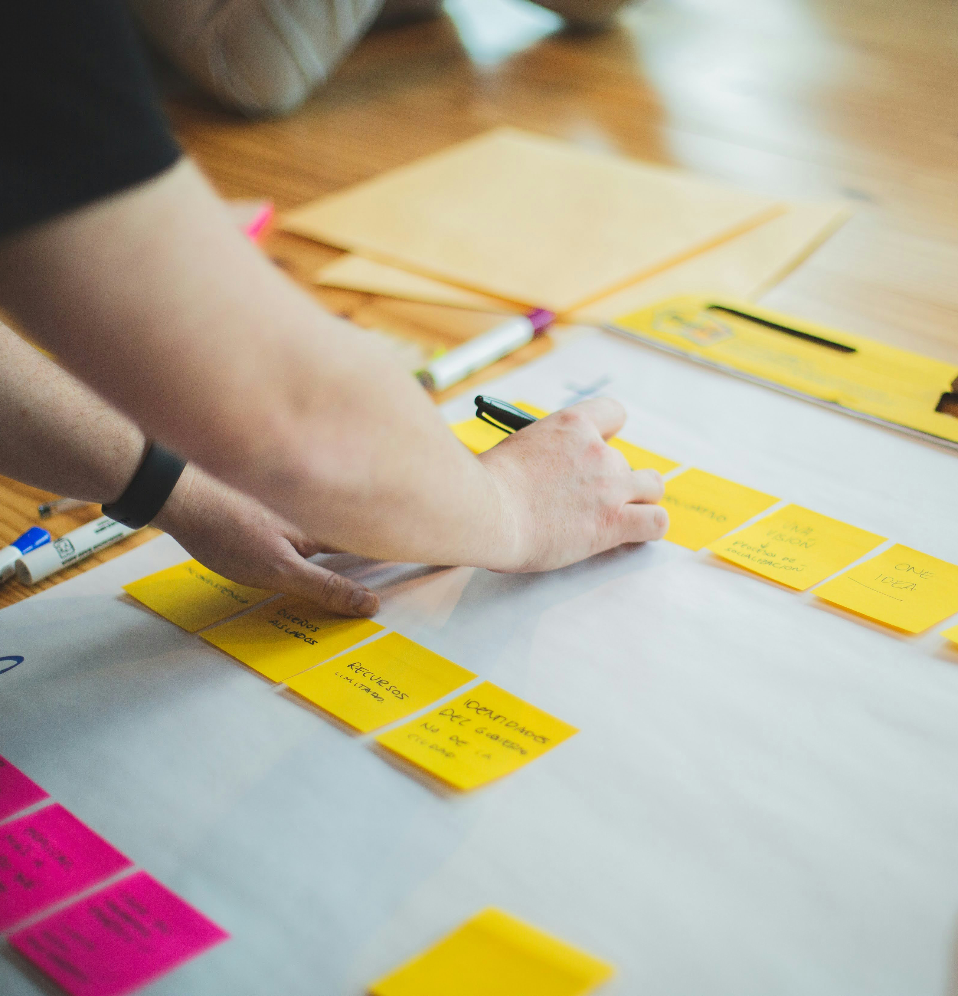 UX wireframe design process at Buuum Digital Agency showing user experience planning